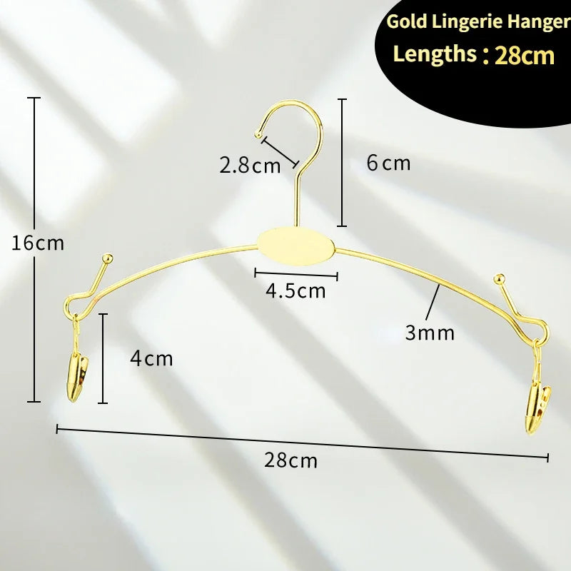 10 Pc Metal Underwear Hangers