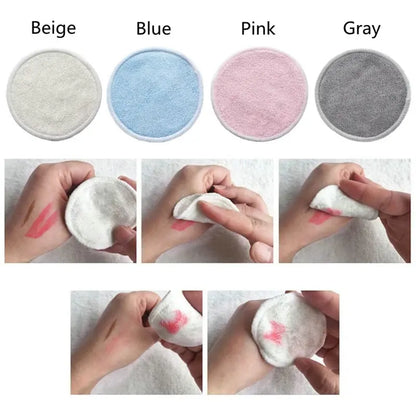 12PC Reusable Cotton Pads Makeup Remover Pads