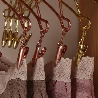 10 Pc Metal Underwear Hangers