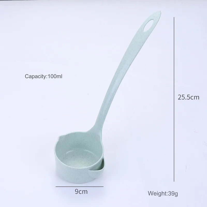 Kitchen Wheat Straw liquid Separator Spoon