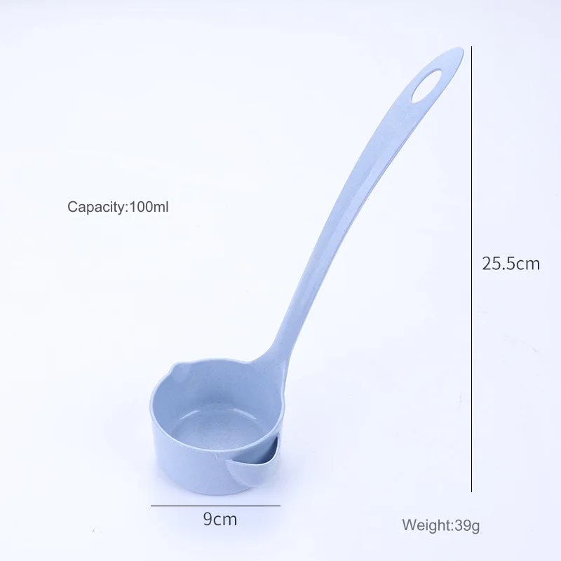 Kitchen Wheat Straw liquid Separator Spoon